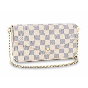 LOUIS VUITTON Damier Azur Pochette Felicie